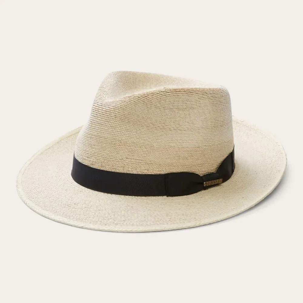 Stetson Rushmore Palm Fedora Natural Clearance