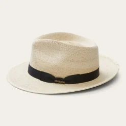 Stetson Rushmore Palm Fedora Natural Outlet