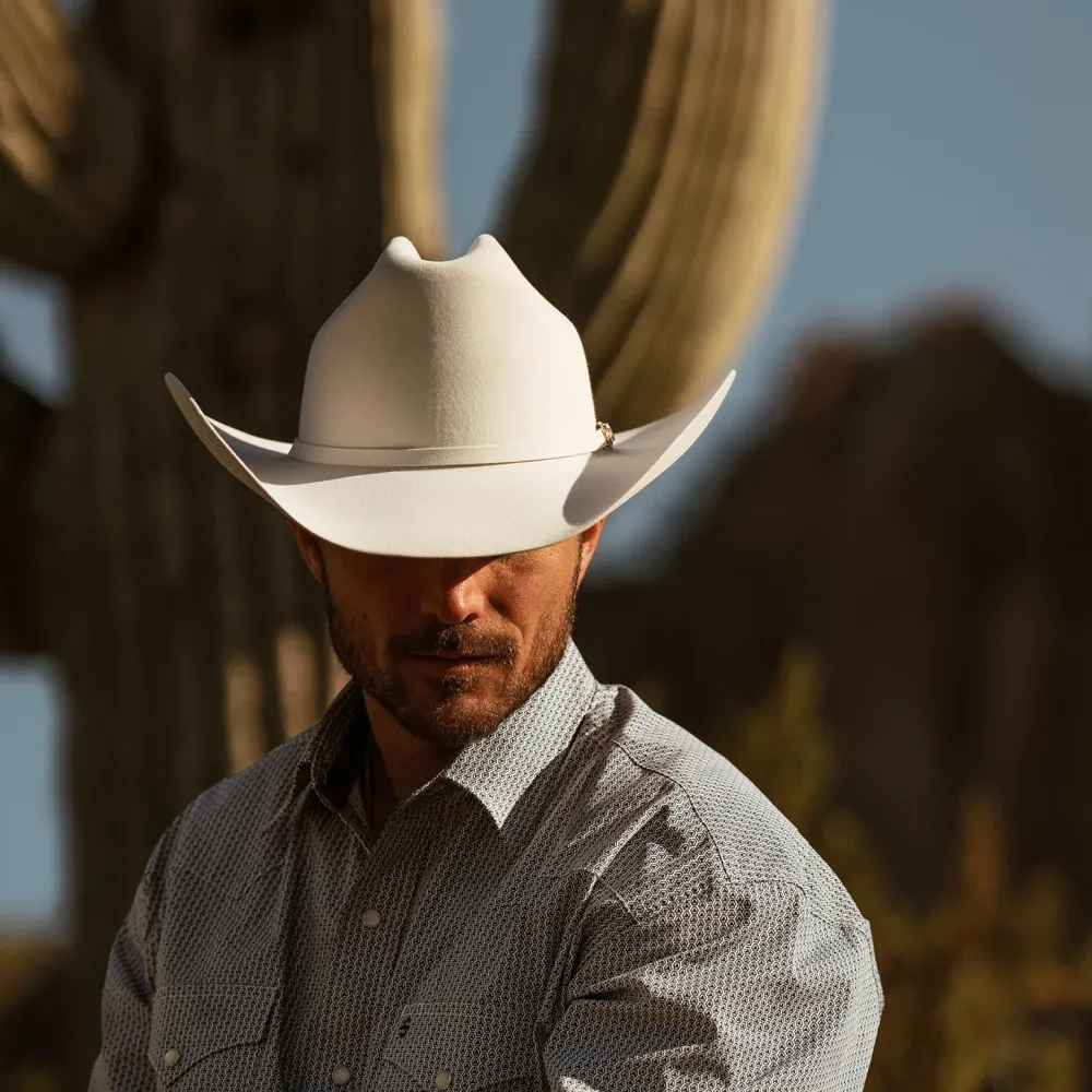 Stetson Shasta 10X Premier Cowboy Hat Mist Grey Clearance