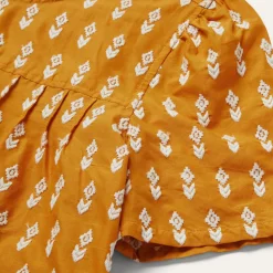 Stetson Short-Sleeved Aztec Blouse Yellow Discount