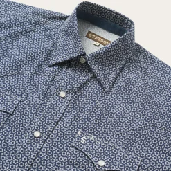 Stetson Snap Front Shirt in Deep Blue Hot