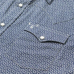 Stetson Snap Front Shirt in Deep Blue Hot
