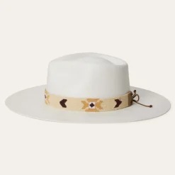 Stetson Sol Straw Fedora Bleach Online