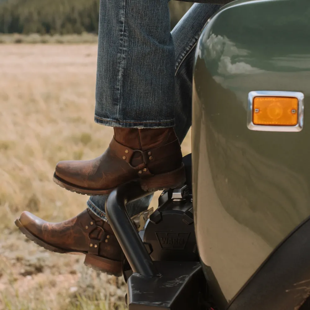 Stetson Heritage Harness Boots Brown Best