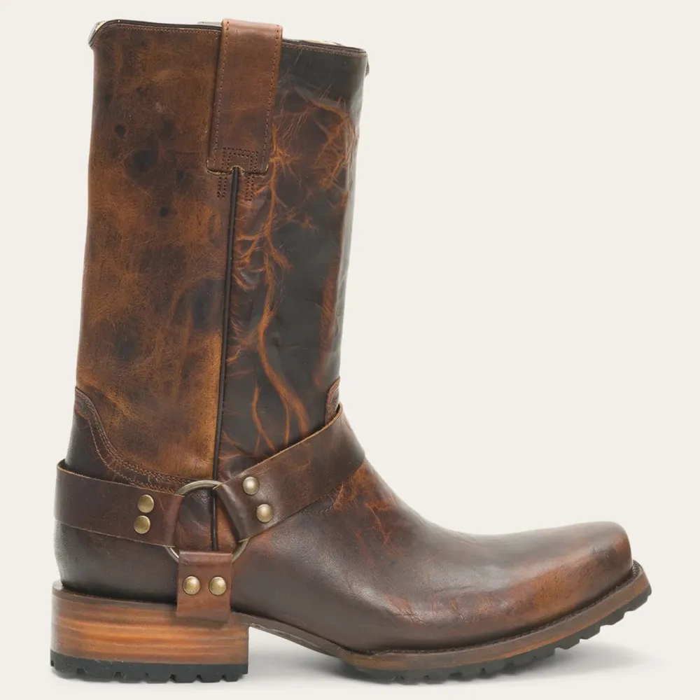 Stetson Heritage Harness Boots Brown Best