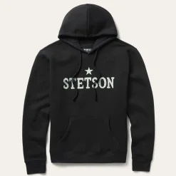Stetson Star Hooded Sweatshirt Black Sale