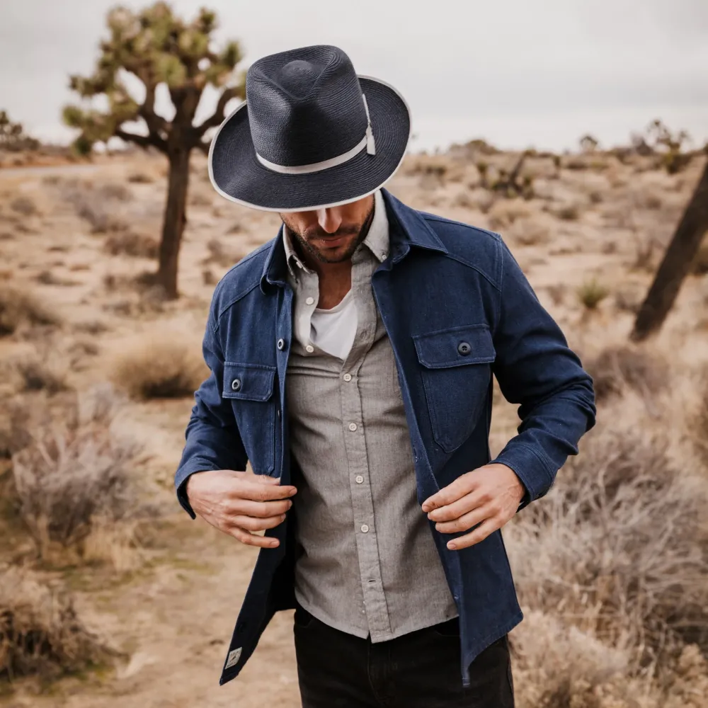 Stetson Stratoliner Hemp Fedora Sage Clearance