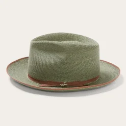 Stetson Stratoliner Hemp Fedora Sage Clearance