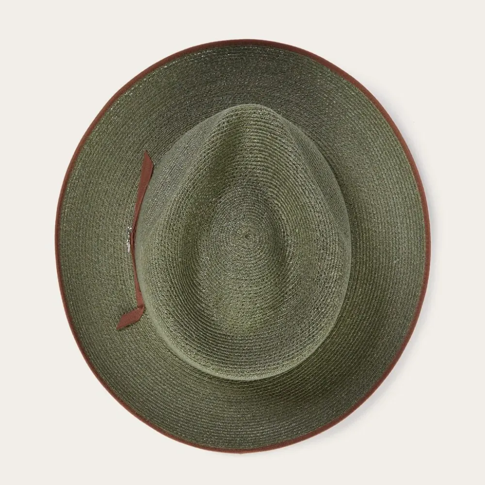 Stetson Stratoliner Hemp Fedora Sage Clearance