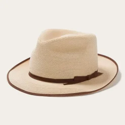 Stetson Stratoliner Hemp Fedora Natural Clearance