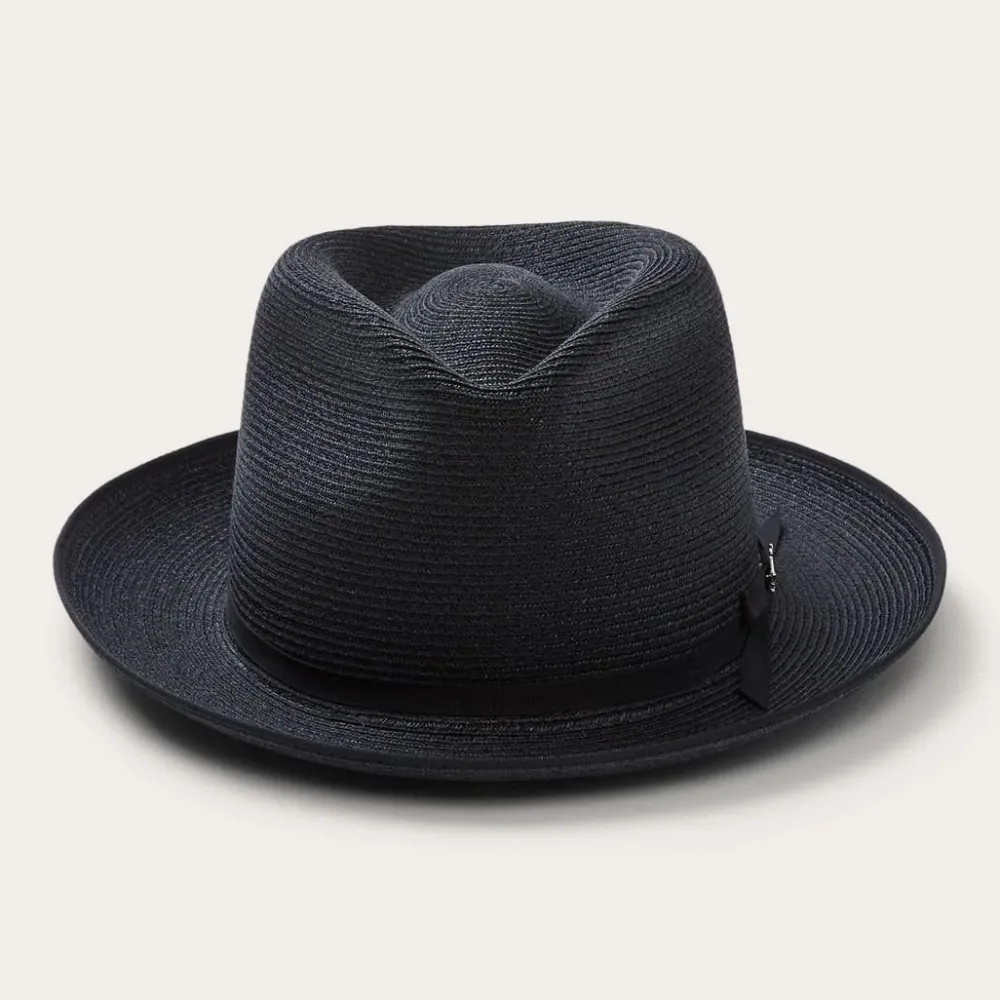 Stetson Stratoliner Hemp Fedora Black