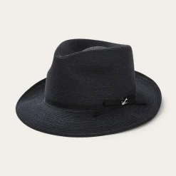 Stetson Stratoliner Hemp Fedora Black