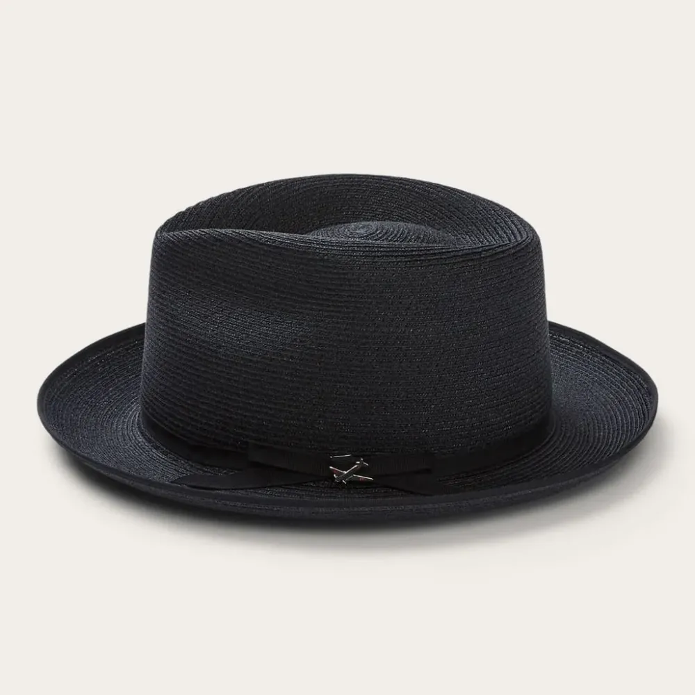 Stetson Stratoliner Hemp Fedora Black