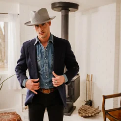 Stetson Stratoliner Milan Fedora Sand Clearance