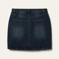Stetson Stretch Denim 5-Pocket Skirt Blue Best