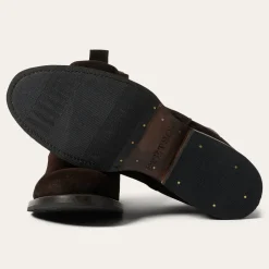 Stetson Suede Beat Chelsea Boot Dark Brown