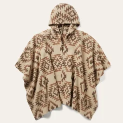 Stetson Tan Aztec Poncho Brown Sale