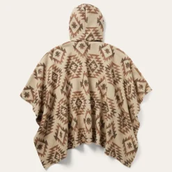 Stetson Tan Aztec Poncho Brown Discount