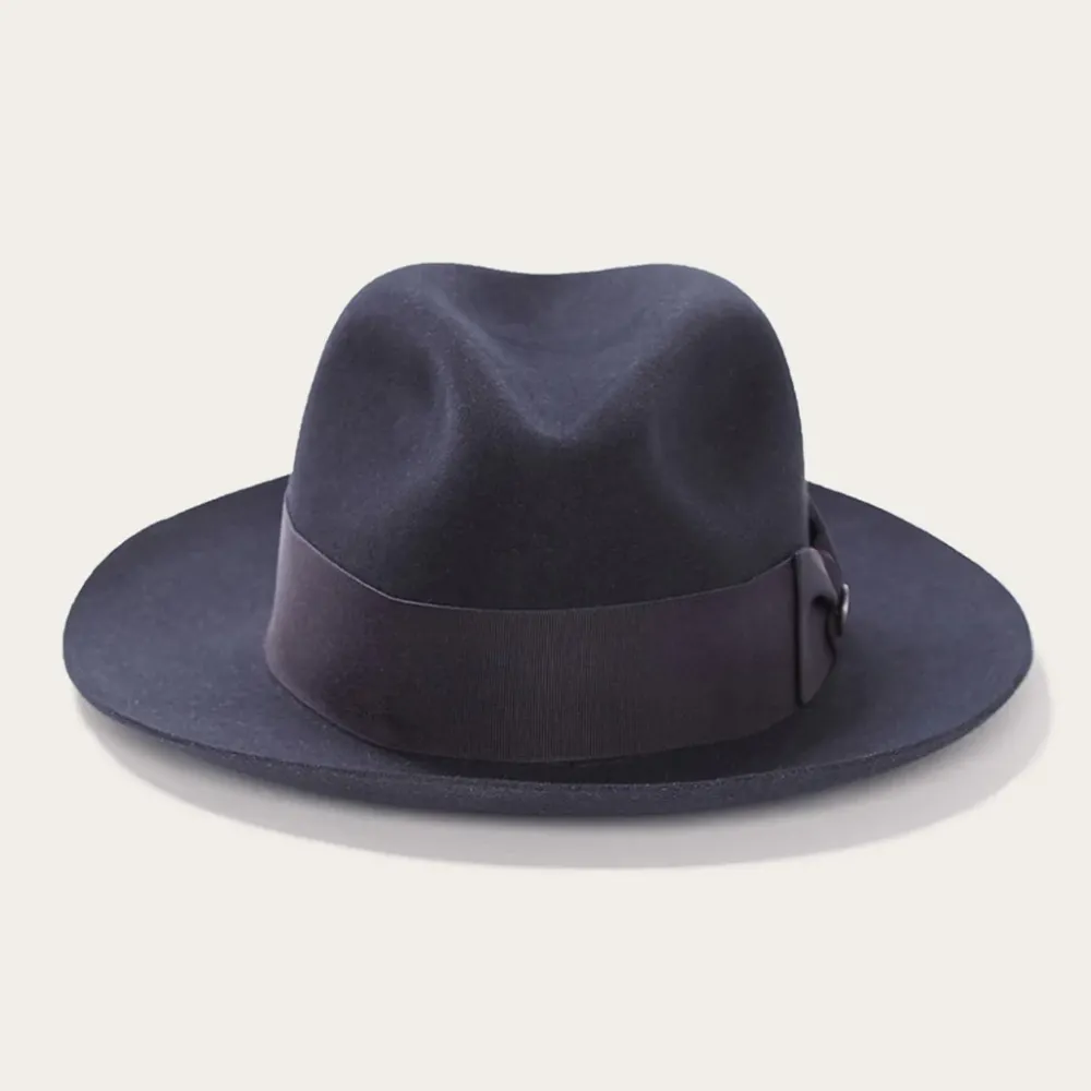 Stetson Temple Fedora Navy