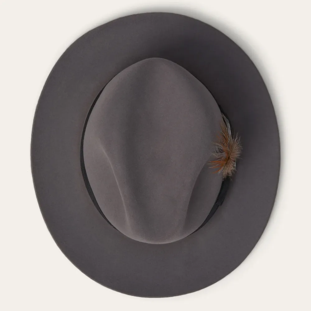 Stetson Temple Fedora Caribou Discount