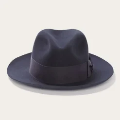 Stetson Temple Fedora Navy New