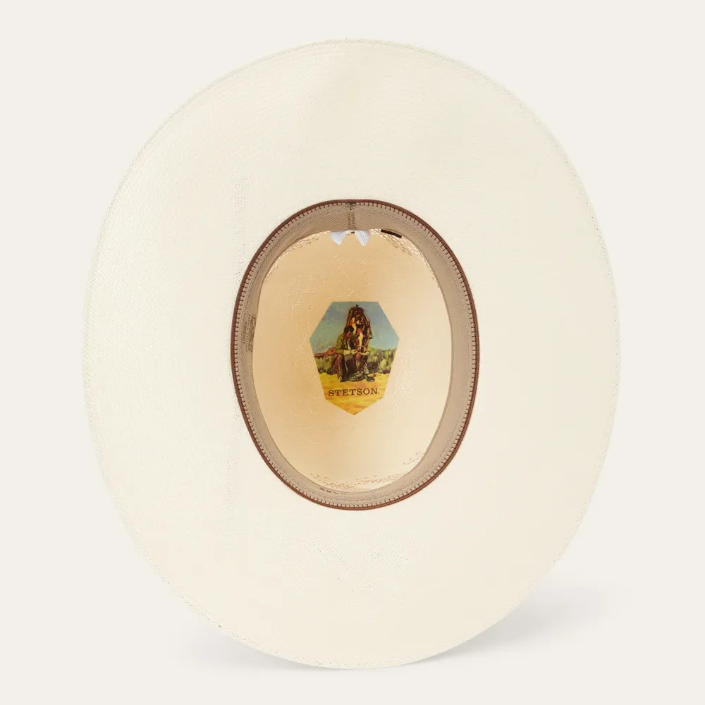 Stetson Thunder 10X Straw Cowboy Hat Ivory Gray Clearance