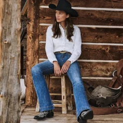 Stetson Tina  White Flame Embroidered Cowboy Boot Black New