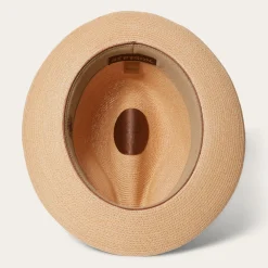 Stetson Triad Straw Fedora Mustard Clearance