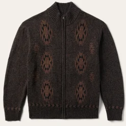 Stetson Vertical Aztec Cardigan Brown Sale