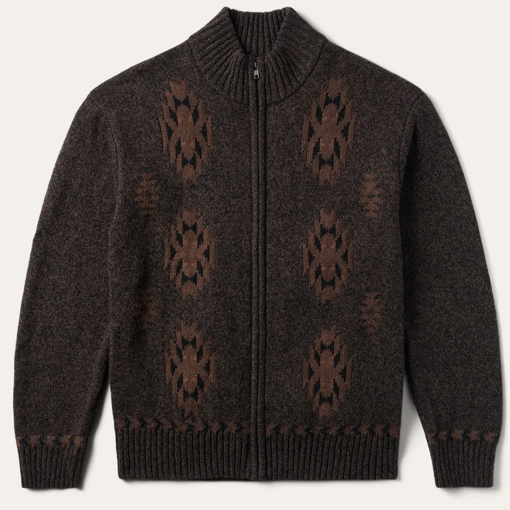 Stetson Vertical Aztec Cardigan Brown Sale