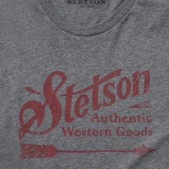 Stetson Vintage Arrow Graphic Tee Grey