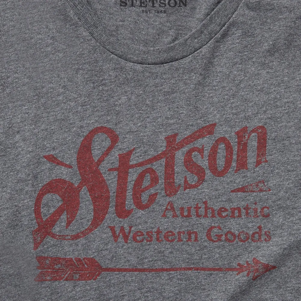 Stetson Vintage Arrow Graphic Tee Grey