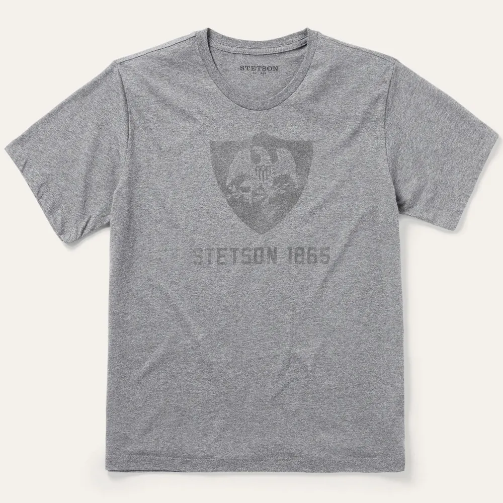 Stetson Vintage Eagle Graphic Tee Grey Best