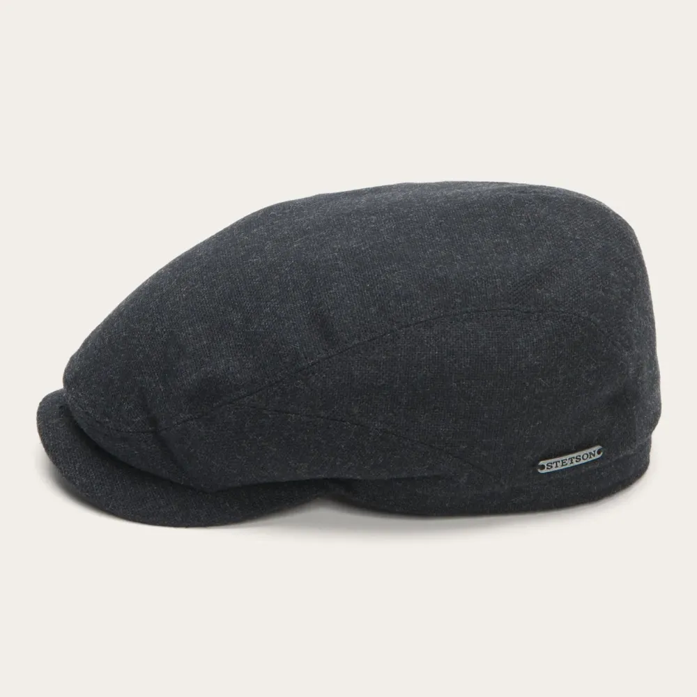 Stetson Virgin Wool Cashmere Driver Cap Grey Clearance