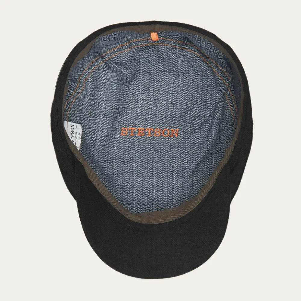 Stetson Virgin Wool Cashmere Driver Cap Black