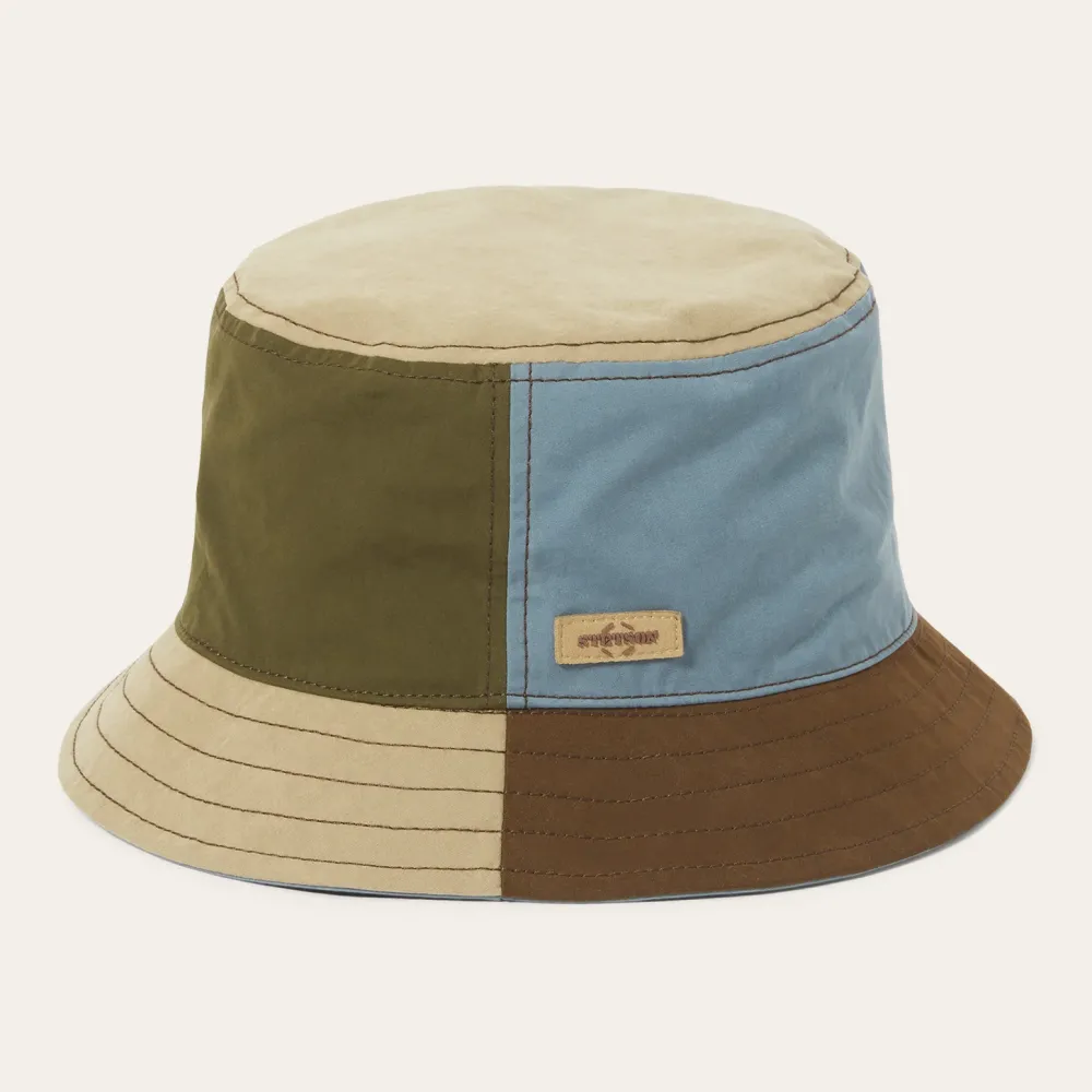 Stetson Waxed Cotton Bucket Hat Multi Discount