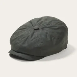 Stetson Waxed Cotton Hatteras Cap Olive Best
