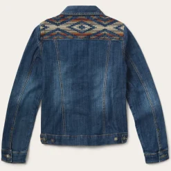 Stetson Western Denim Jacket Blue Sale