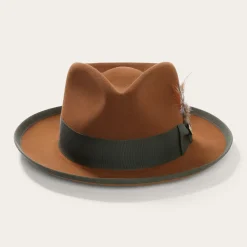 Stetson Whippet Fedora Cognac