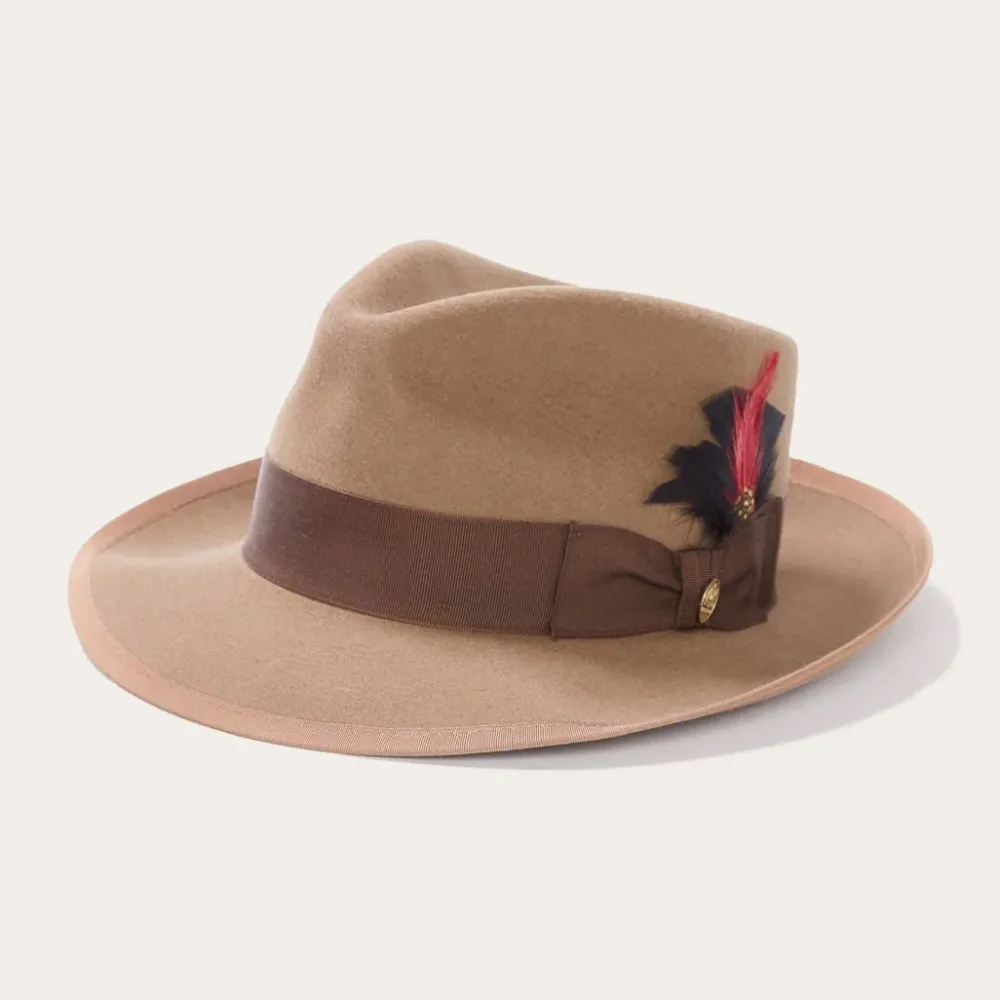 Stetson Whippet Wool Fedora Camel Outlet