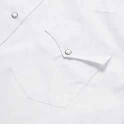 Stetson Pinpoint Oxford Western Shirt White Sale