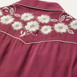 Stetson Classic Western Snap Blouse Wine Outlet
