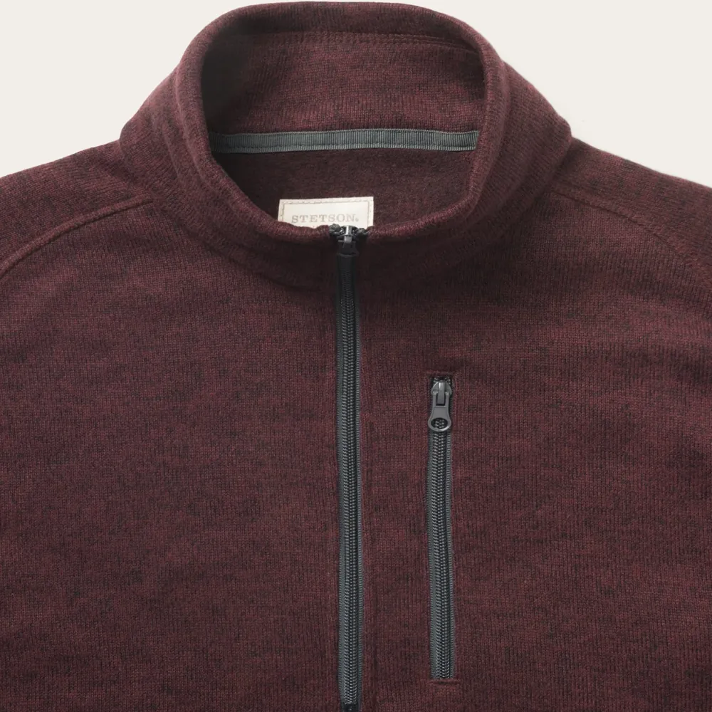 Stetson Knit Pullover Wine Discount