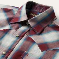 Stetson Plaid Shirt Wine Clearance