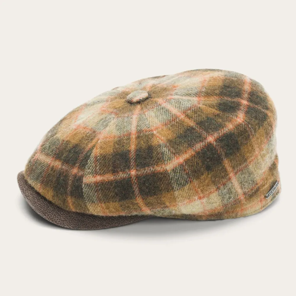 Stetson Wool Check Hatteras Blue/Grey Check Hot
