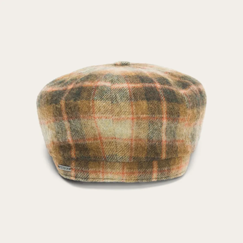 Stetson Wool Check Hatteras Blue/Grey Check Hot